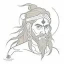 Aghori tattoo design idea