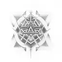 Valknut Symbol tattoo design idea