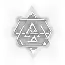 Valknut Symbol tattoo design idea