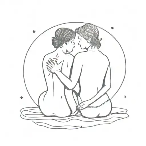 loneliness after a relationship tattoo design idea