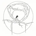 loneliness after a relationship tattoo design idea