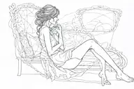 loneliness after a relationship tattoo design idea