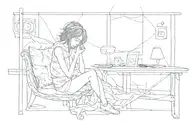 loneliness after a relationship tattoo design idea