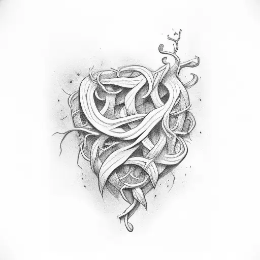 vines tattoo design idea