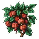 lychee tree tattoo design idea
