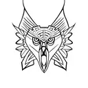 hawk tattoo design idea