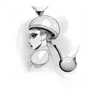 cracked light bulb tattoo design idea