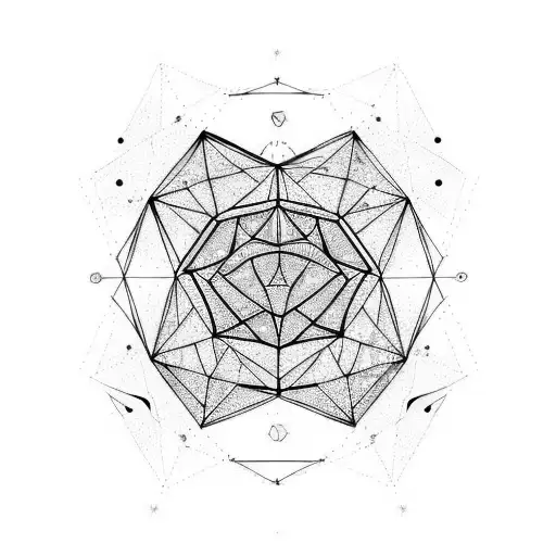 Lyra Constellation tattoo design idea