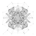 Lyra Constellation tattoo design idea