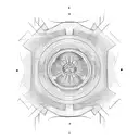 4th dimension tattoo design idea
