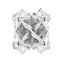 4th dimension tattoo design idea