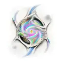 4th dimension tattoo design idea