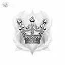 Queen's Crown tattoo design idea