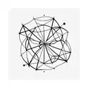 Lyra Constellation tattoo design idea