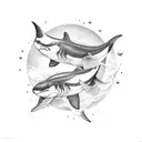 enlighten orca tattoo design idea