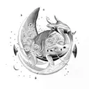 enlighten orca tattoo design idea