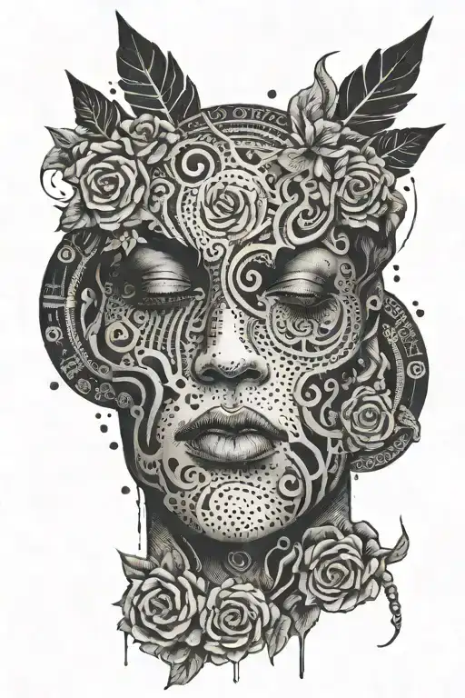 depression, addiction, survivor tattoo design idea