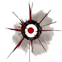 Crow sharingan tattoo design idea