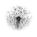 Dandelion tattoo design idea