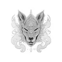 Intricate leather tooling design tattoo design idea