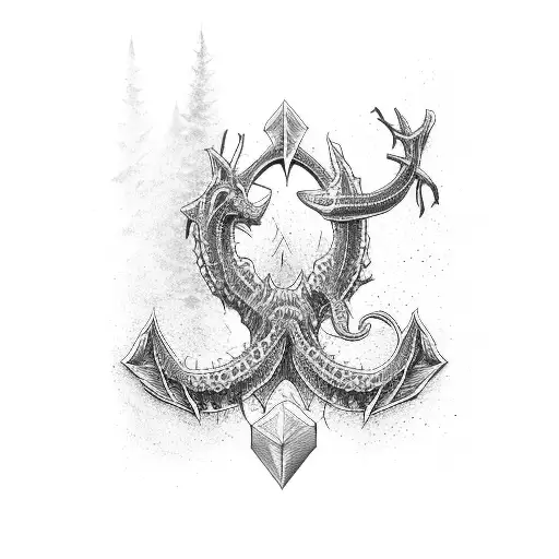 Leviathan Axe  tattoo design idea