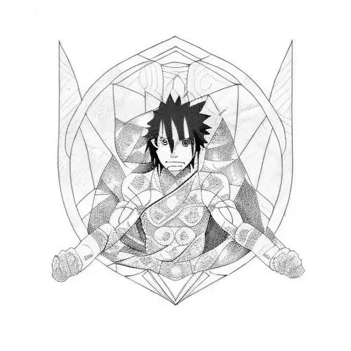 sasuke y hinata  tattoo design idea