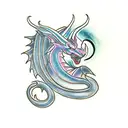 Maleficent Dragon tattoo design idea