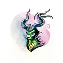 Maleficent Dragon tattoo design idea