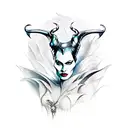 Maleficent Dragon tattoo design idea