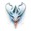 Maleficent Dragon tattoo design idea