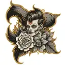 bathroom tattoo design idea