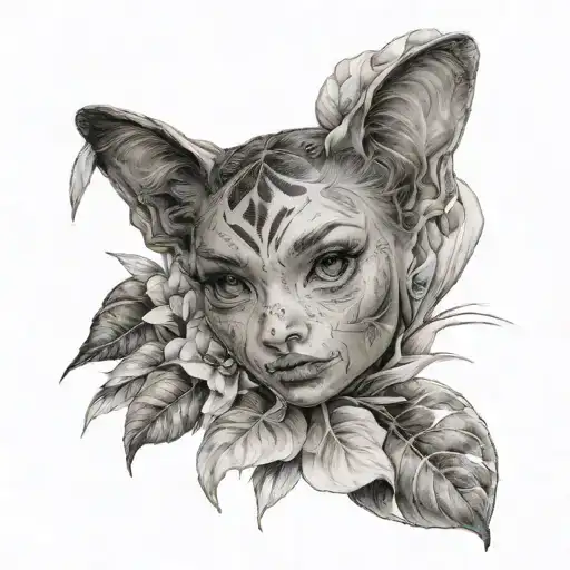 Lana Rhoades tattoo design idea