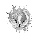 mind over matter tattoo design idea