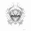 mind over matter tattoo design idea