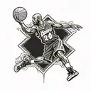 kobe bryant logo tattoo design idea