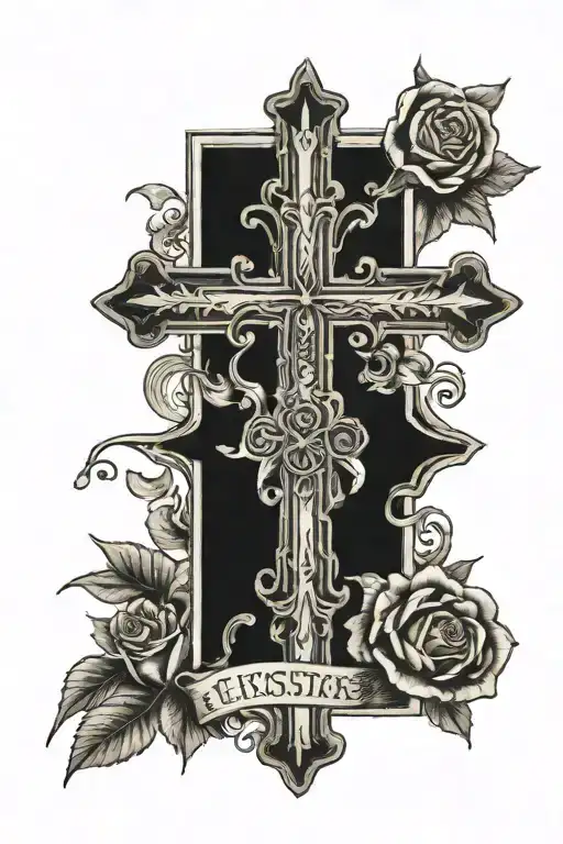 cross tattoo bible verses Ecclesiastes 11  tattoo design idea