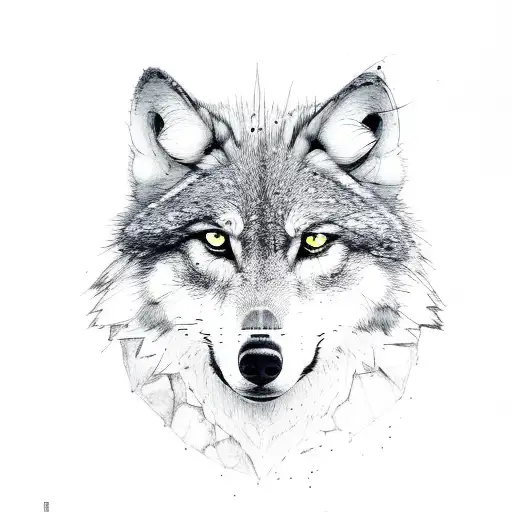 lone wolf wanting a community  tattoo design idea