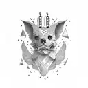 birthday mystery  tattoo design idea