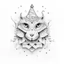 birthday mystery  tattoo design idea