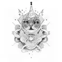 birthday mystery  tattoo design idea