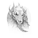 Swiss Alps tattoo design idea