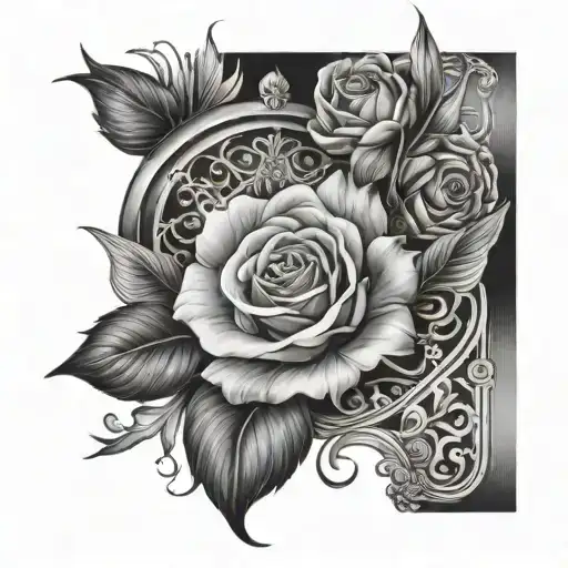 Birthday tattoo design idea