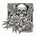 Birthday tattoo design idea