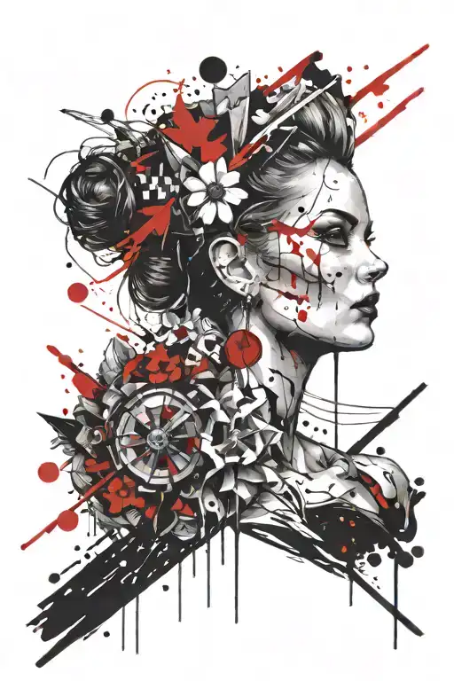 slavic goddess tattoo design idea