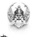 odin tattoo design idea