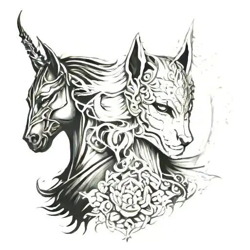 throne of glass, Manon blackbeak, fireheart tattoo design idea