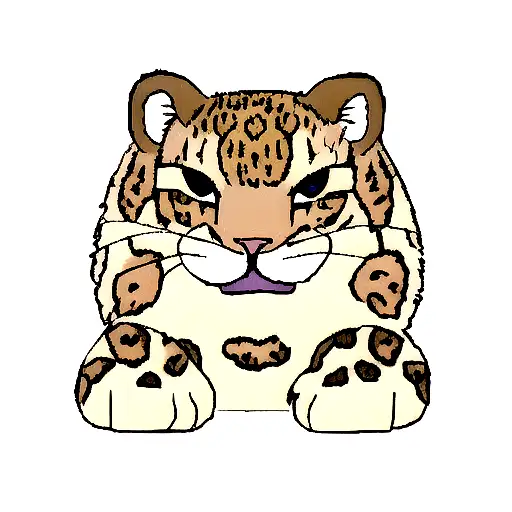 anime leopard woman