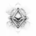 illuminati tattoo design idea