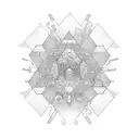 psilocybin molecule  tattoo design idea