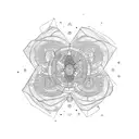 psilocybin molecule  tattoo design idea